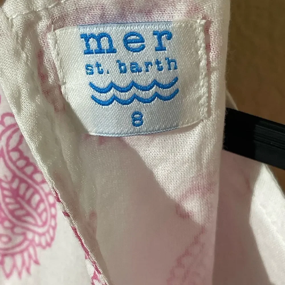 Mer St. Barth Pink Tassel Kids Dress